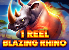 1 Reel Blazing Rhino logo