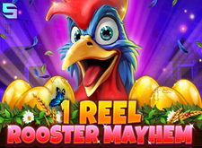 1 Reel Rooster Mayhem logo