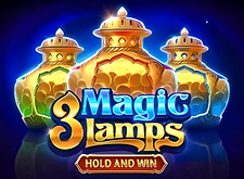 3 Magic Lamps Hold and Win logo