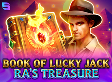 Book of Lucky Jack Ras Treasure logo