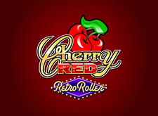 Cherry Red Retro Roller logo