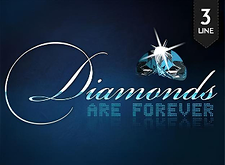Diamonds are Forever 3 Lines logo