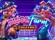 Disco Farm Hold and Win logo