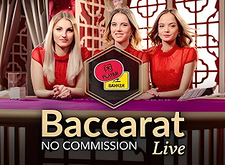 Evolution No Commission Baccarat logo