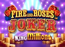 Fire and Roses Joker King Millions logo