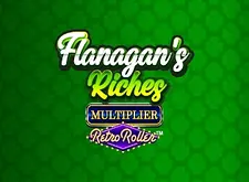 Flanagans Riches Multiplier Retro Roller logo