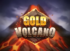 gold volcano slot logo