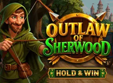 Outlaw of Sherwood Hold and Win logo
