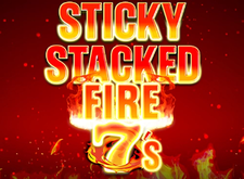 Sticky Stacked Fire 7s logo