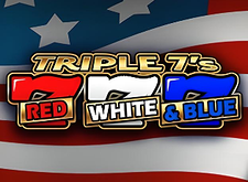 Triple 7s Red White and Blue logo