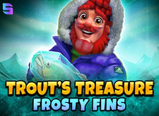 Trouts Treasure Frosty Fins logo