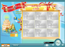 NeoGames Happy Birthday logo