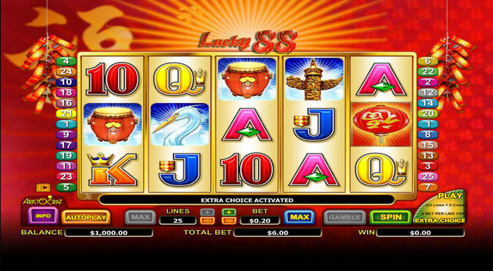 Lucky 88 Free Slot Machine - GAMBLERSLAB.COM